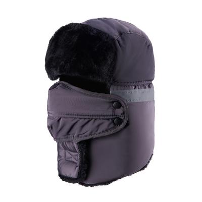 China Waterproof outdoor hat snow windproof thick warm hats wholesale plain snow hat winter solid color for sale