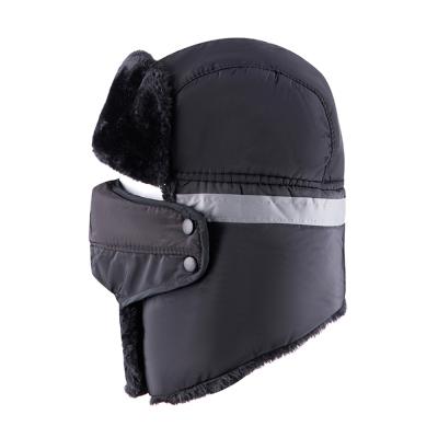 China Waterproof Fleece Balaclava Fashion Earflaps Hats Thick Warm Women Outdoor Windproof Snow Hat Balaclava Mask Man Hat for sale