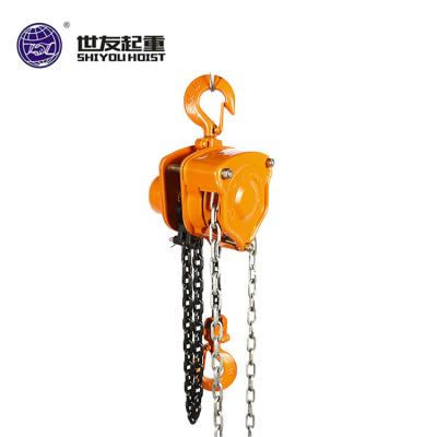 China Construction Work Factory Supply High Efficiency Chain Block Best Chain Block Pulley Sale Chain Block 1t 2 Ton for sale