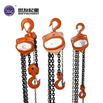 China Construction Works Good Quality Hot Sales Quality Assurance Chain Block Chain Block 3 Ton Manual Chain Block for sale