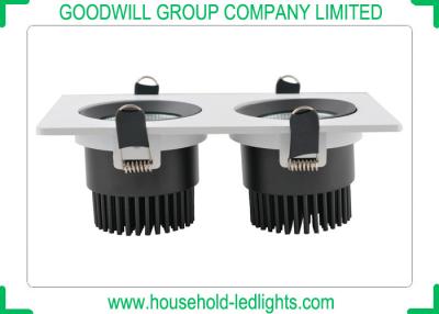 China Recessed Installation High Power LED Downlight , 2 * 9W COB LED Down Lights for sale