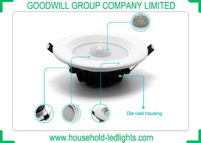 China Infrared 7W 12W Recessed LED Downlight 85 - 265V AC Beam Angle 120 Degree for sale