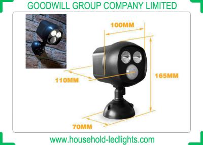 China 3.5W DC 6V Household LED Lights Motion Sensor 6500K CCT Battery Powered for sale