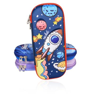 China Schools & Hard Offices Zipper Tool Carrying With Pen Custom Zippered 3D Eva Pencil Case Unicorn Storage For Organizer Cute Zipper Bag Foam Box Small for sale