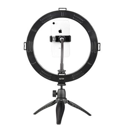 China Q26V ring light set with tripod &phone stand 26cm beauty led ring light for show and makeup V26 for sale