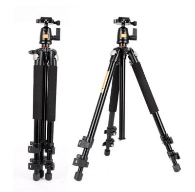 China Q118 143cm Professional Free Flexible Professional Aluminum Video Photo Cast Iron Campfire Boat Digital Camera Tripod Flexible DSLR Tripod For Beginner for sale