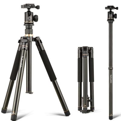 China High Max Load 8KG Professional Digital Camera QZSD Q550 153CM Aluminum Tripod&Monopod For DSLR Digital Video Camera for sale