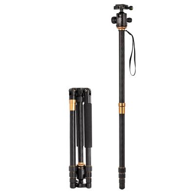 China Portable Flexible QZSD - 999 Portable Lightweight Tripod With Monopod Ball Head For Camera Stabilizer for sale