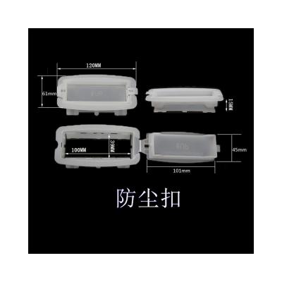 China Environment protection plastic handles for corrugated carrying packaging box  PP/PE/ABS Large Capacity and Portable Dust Buckle for sale