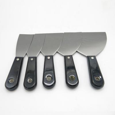 China Paint Removal And Putty Application New Arrival Handle Putty Knife Along With Plastic Handle Steep Blade Putty Knife Scraper For Construction Renovation for sale