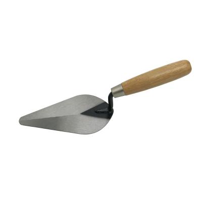 China Carbon steel plastering brick trowel tool for plastering cement concrete or making brick wall in construction processing tools for sale