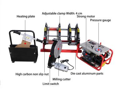 China Hdpe Pipe Plastic Butt Welding Machine Termofusion Hydrostatic SHT800-SHY for sale