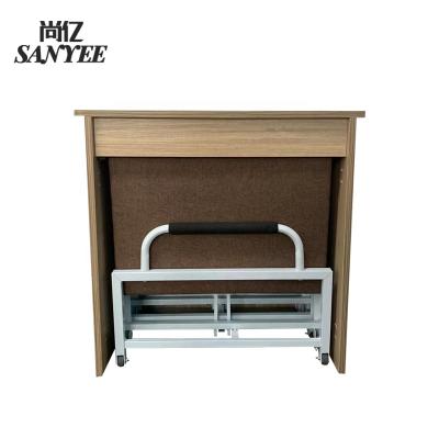 China SY-R2020 Collapsible Folding Cribs, Rollable Cribs Single Cabinet Bed Folding Wall Bed Without Desk for sale