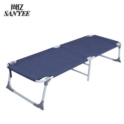 China SY-1695A Simply Folding Camping Bed Foldable Portable Camp Bed Single for sale