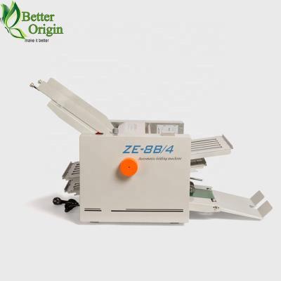 China Hotels Ready To Ship ZE-8B/4 A3 A4 Automatic Paper Folding Machine for sale