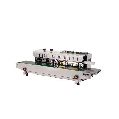 China High Efficiency Food Horizontal Continuous Heat Band Sealer Machine for sale