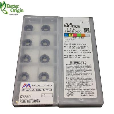 China Durable Round Carbide Milling Inserts RDMT10T3MOTN CY250 for sale