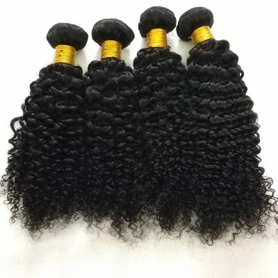 China Wholesale High Quality Natural Black Brazilian Afro 10A Kinky Curly Curly Hair Bundles Unprocessed Virgin Hair Hair Weave for sale