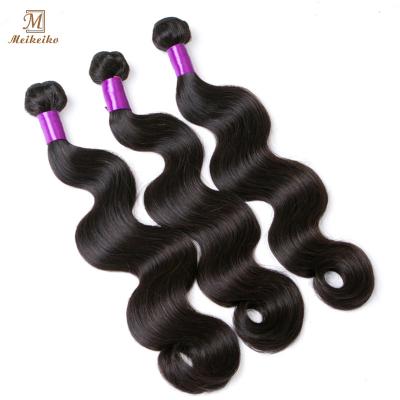 China Body Wave Hair Bundles With Lace Closure Brazilian Remy Hair Extension Virgin Hair Bundles Hair Weave Bundles for sale