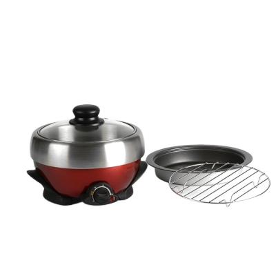 China Multifunctional Hotel Frying Dish For Fryinng Meat Inner Pot With 304 Stainless Steel For Hot Pot Suitable For Small Family Cooker for sale