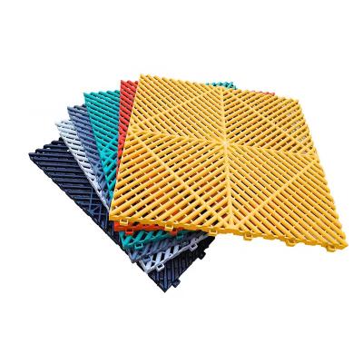 China Modem professional factory direct sale non-slip plastic floor grating for car wash splicing grille for sale