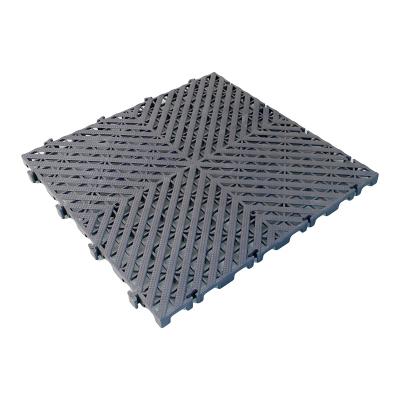 China Modem Car wash 4S shop grille  plastic moisture-proof mat drainage non-slip grid mosaic floor grille for sale