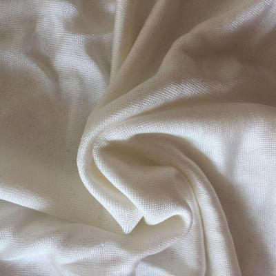 China Costume Howmay 100% Pure Silk Jersey Fabric 58gsm Silk Fabric Knitted Plain Jersey Soft Plain Weave Customize Color for sale