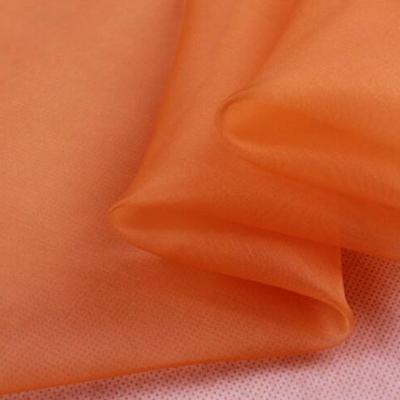 China Howmay Organza Organic Silk Fabric 6m/m 55