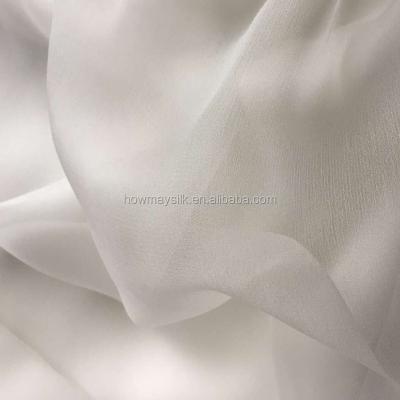 China Howmay 100% organic pure silk fabric 3.5m/m 35