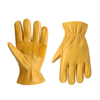 China Soft And Supple Hot Sale Premium Goat Skin Top Grain Leather Work Gloves Driver for sale