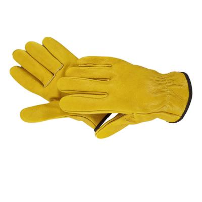 China 2021 Anti-cut India Safety Work Gloves Leather Protection Glove for sale