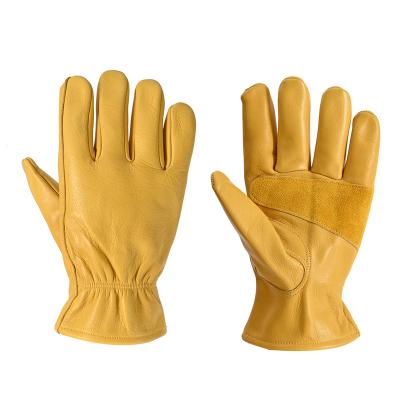 China General Work Driving 2021 High Quality Cow Leather Driver Gloves, Rigger Gloves, Operating Gloves for sale