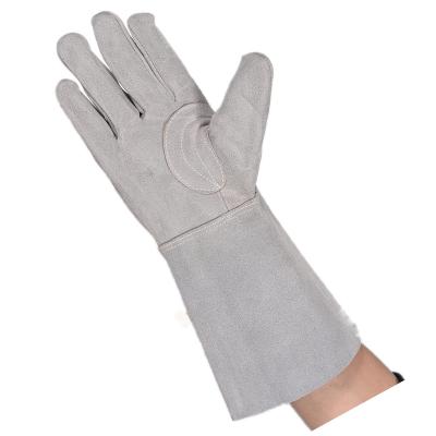 China Men Soft Safety Protective Work Gloves Heat Resistant Welding Gloves For MIG Cat for sale