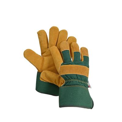 China General Work Canadian Rigger Gloves Heavy Duty Mens Leather Palm Winter Work Gloves With Safety Cuff for sale