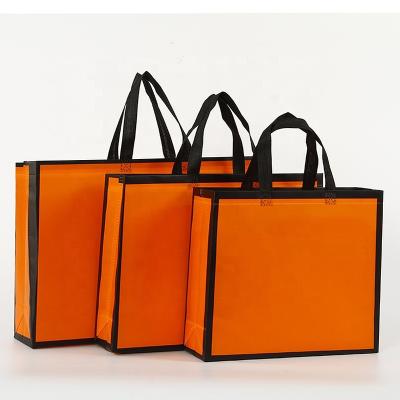 China Customized Promotional Laminated Nonwoven Bag Eco-friendly Handled/Fold Nonwoven Shopping Bag/Reusable Nonwoven Promotional Bag for sale