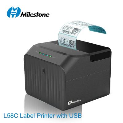 China Black And White Easy To Carry MHT-L58 USB High Speed ​​Thermal Label Printer for sale