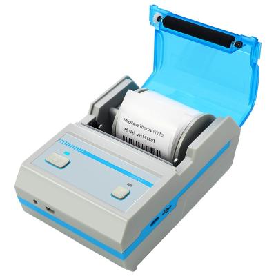 China 2 inch mobile thermal printer 2021mini color label printers usb white and black blue tooth thermal printer 58mm for sale