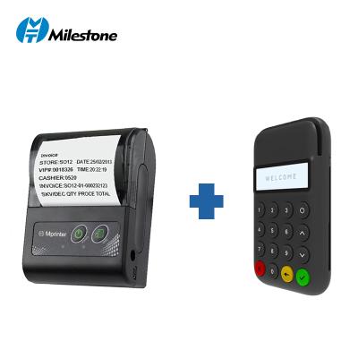 China Mini Milestone Portable Handheld Nfc Machine All In One Display Mini POS Terminal Machine POS 256KB SRAM + 512KB Flash | for sale