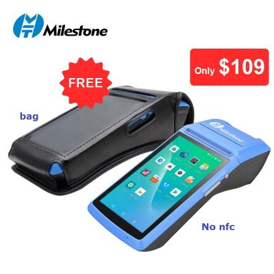 China Milestone MHT-M1 3G Mobile Terminal Android Handheld Touch Screen POS Pos Machine with Printer for sale