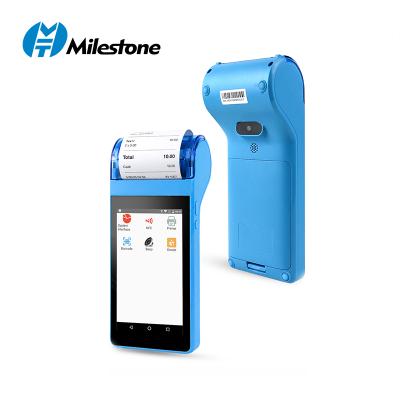 China MHT-V6S 3G 4G Parking Milestone Payment Machine Billing Machine Smart POS Terminal Android 7.0 Mobile POS Terminals for sale