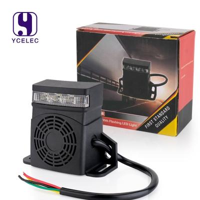 China Car Audio System 12-80V Backup Alarm With Led Light for sale