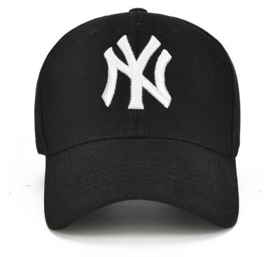 China Fashion JOINT high quality cotton men's cheap sports baseball cap with white NY logo for sale