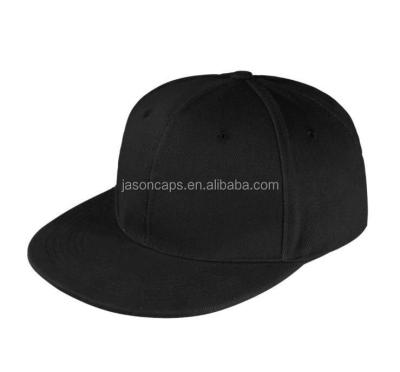 China High quality COMMON color plain color brim fashion snapback hat hio hop flat cap for sale