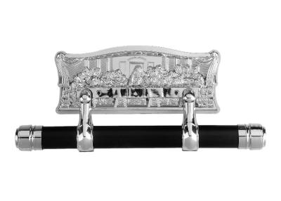 China Lift 300kg Weight Casket Swing Bar A Silver Color Last Supper Design for sale