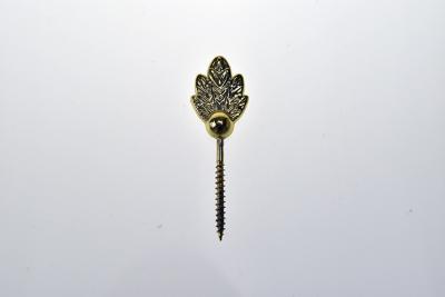 China Flower Shape Coffin Screws SC06 Gold Color Casket Decorations for sale