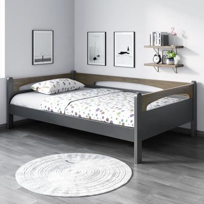 China New Style Kids Modern Minimalist Bedroom Furniture Wooden Bed for sale