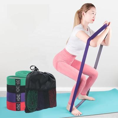 China Fitness Gym Equipment Long Booty Hip Workout Resistance Bands Elastic Bands For Pull Up Aid Stretching Yoga Gym Exercising Home Fitness Equipment for sale