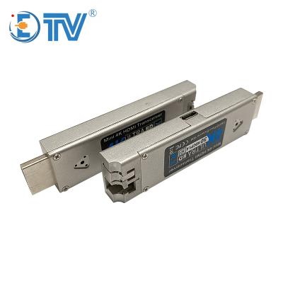 China Video Conferencing Mini Video Conferencing ETV 4K Video Fiber Transceive No Delay Loss Extras Over Fiber Optic Transmitter And Receiver for sale