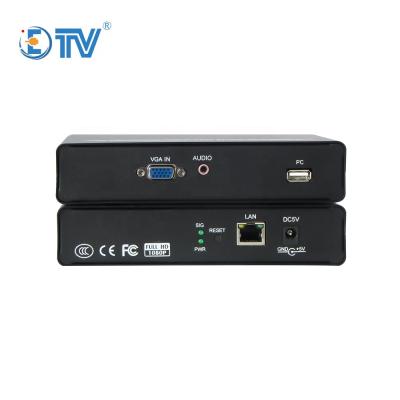 China Add-on ETV VGA KVM device over IP cat5 cat5 support mouse and keyboard with IR ETV-HD6804 ETV-HD6804 for sale