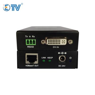 China Aluminum Alloy ETV 4K DVI HDBT Supplement Over 40m Transmission Support POC RJ45, 4K, CCE, RS232, IR Two Way for sale